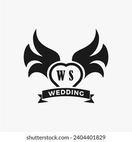Plantilla de logotipos monográficos de letras iniciales