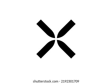 Initials Letter X Logo design for brand logo