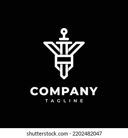 Initials letter Y law firm logo