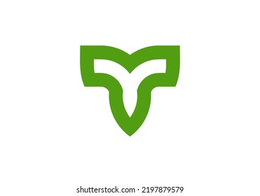 Initials Letter Y Logo design for brand logo