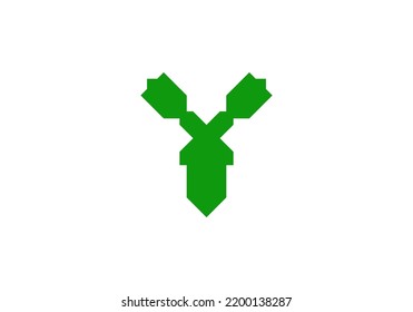 Initials Letter Y Logo design for company logo