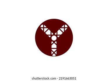 Initials Letter Y Logo unique design
