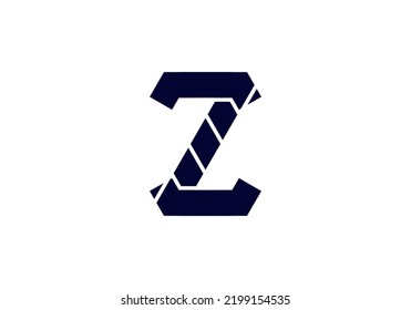 Initial Letter Z Logo-Design für Firmenlogo