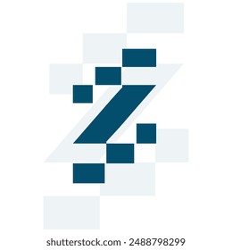 Initials letter Z logo design vector illustration. Letter Z suitable for business and consulting company logos.