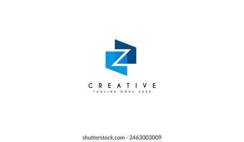 Initials letter ZA logo design vector illustration. Letter Z suitable for business and consulting company logos.