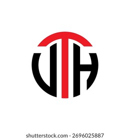 Initials Letters JTH Logo Graphic