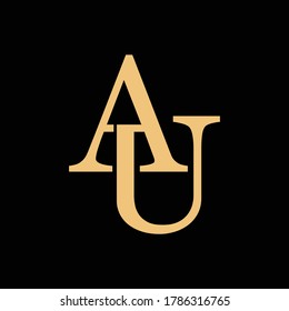 das Logo "AU minimalistischer Kreativbrief"