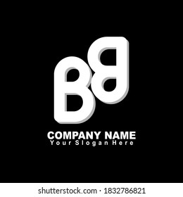 initials logo bb design vector illustration