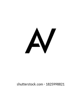 Logo-kreatives minimalistisches AV-Design