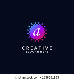 Initials A Logo Creative Template Sign Vector