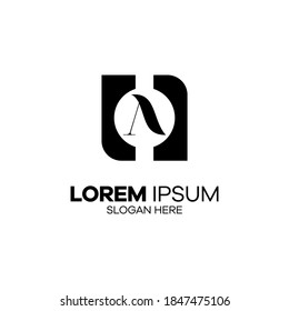 Initials A Logo Creative Template Sign Vector