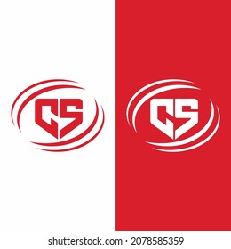 Letra de logotipo cs de inicio. diseño moderno y limpio