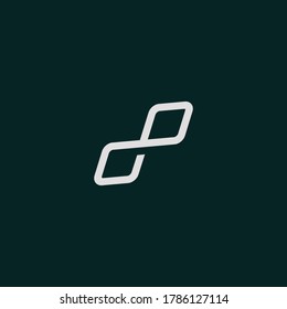 initials logo letter dp elegant and professional #1
