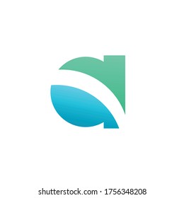 initials logo letter A elegant and professional 