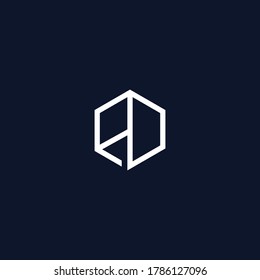 initials logo letter PD elegant and professional 