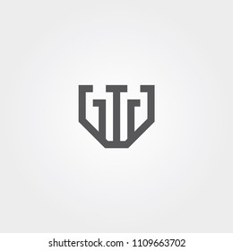 initials logo template