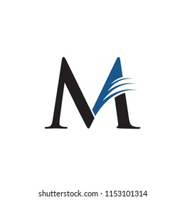 Letter M Logo Design Stock Vector (Royalty Free) 1029262909