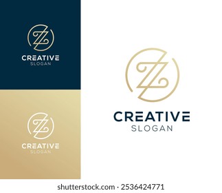 The initials of the Luxury logo Z in the circle.