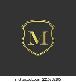 logotipo de oro elegante