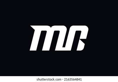Initials M and R, monogram in motion