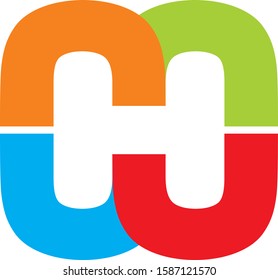 the initials MHW logo design for a technology company