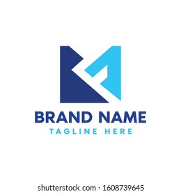 Initials ML Letter Logo Design Template Vector