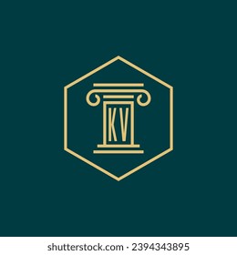 initials monogram logo design template law firm attorney creative logo modern