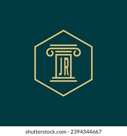 initials monogram logo design template law firm attorney creative logo modern