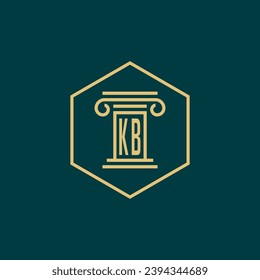 initials monogram logo design template law firm attorney creative logo modern