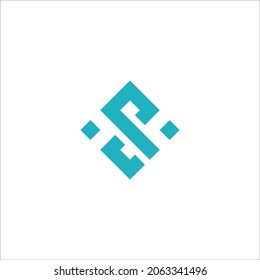 Initials Monogram logo SP, PS, S and P