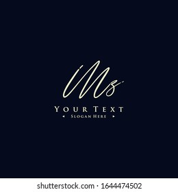 Initials Mz Logo Creative Template Sign Vector