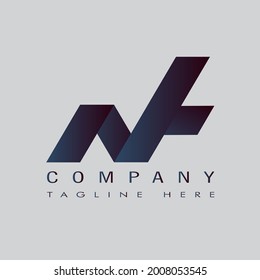 Initials NA Logo Creative Sign Template Vector