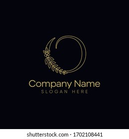 Initials O Logo Creative Template Sign Vector