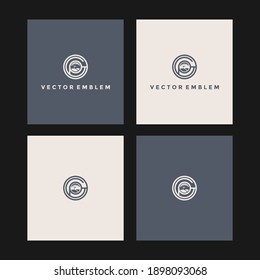 initials p golf logo vector icon illustration