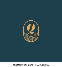 Initials Q Logo Creative Template Sign Vector