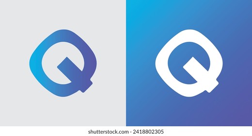 Initials Q logo design. Initial Letter Logo