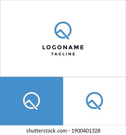 initials q logo vector icon illustration