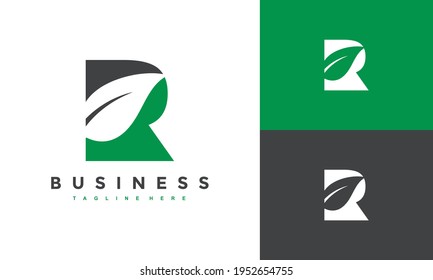 Initials R Leaves The Logo