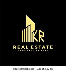  Iniciales Iconos y gráficos de vectores de logotipos inmobiliarios