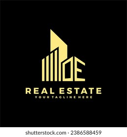 Initialen Real Estate Logo Vektorgrafik-Symbole und Grafiken