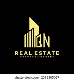 Iniciales Iconos y gráficos de vectores de logotipos inmobiliarios