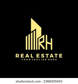 Initialen Real Estate Logo Vektorgrafik-Symbole und Grafiken