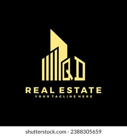 Initials Real Estate Logo Vector Art Icons and Graphics