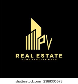 Initials Real Estate Logo Vector Art Icons and Graphics