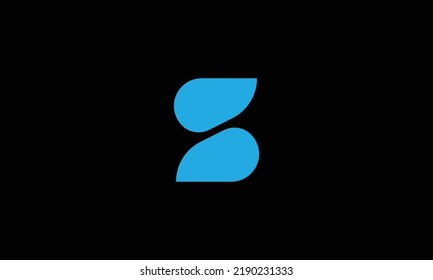 Diseño del logotipo de Iniciales S. Logotipo de la letra S.