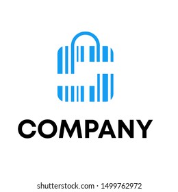 initials S logo template sign vector
