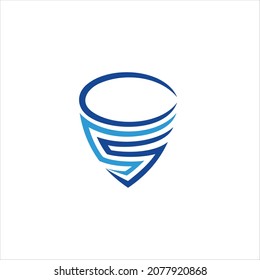 initials s logo vector template