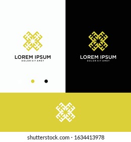 initials simple and modern letter lf logo, stock vector