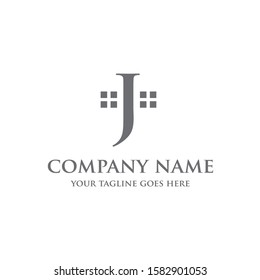 
the initials T or JJ for the real estate or housing logo