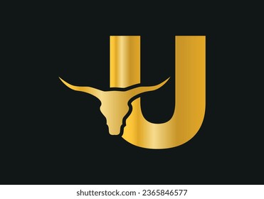Initials U Line Minimalist Logo Vector. Letters U Abstract Line Monogram Logo Identity for Branding